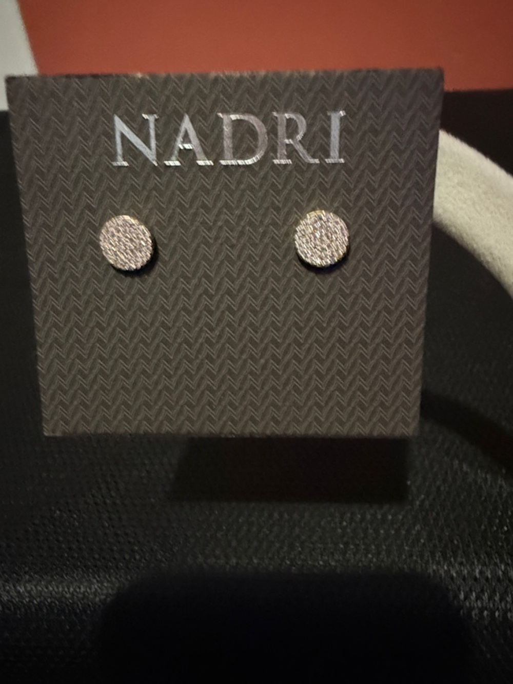 Nadri Crystal Pavé Round Stud Earrings - Silver